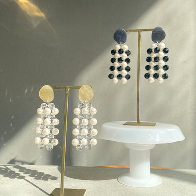 【nuEve】#1051 (2tone)Earring(ear clip)