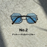 【ハモミシノオトナフク】メタルフレームサングラス　1~4