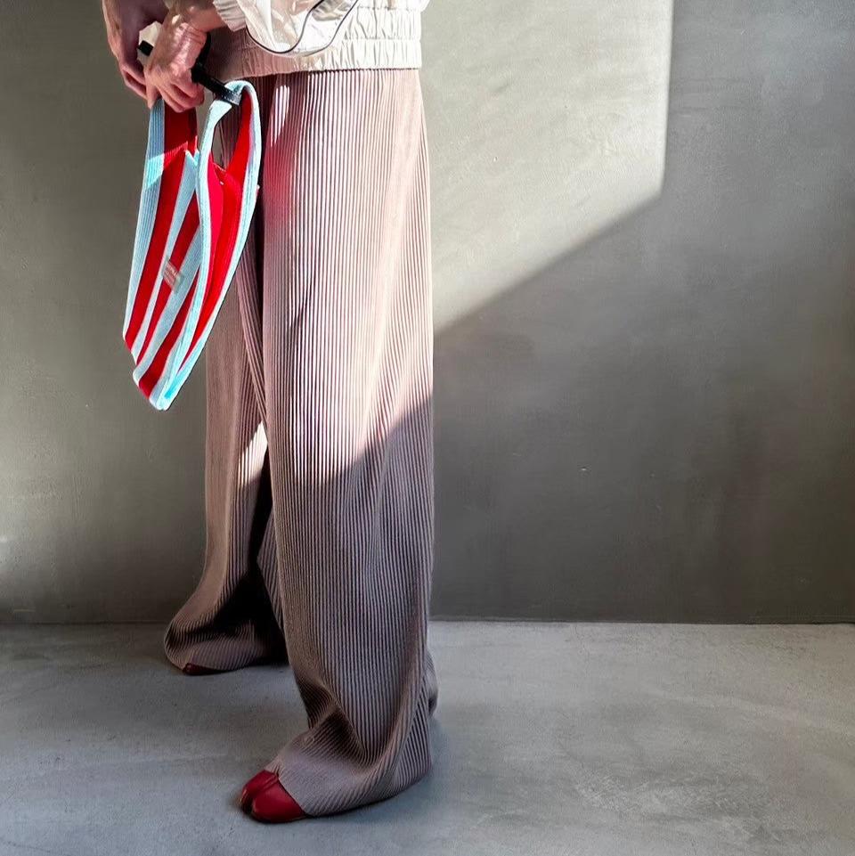 hamomisi original pleats pants【ハモミシノオトナフク】