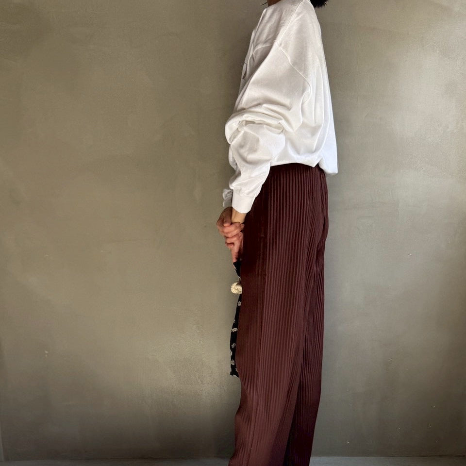 SE METTI logo long sleeve T【ハモミシノオトナフク】