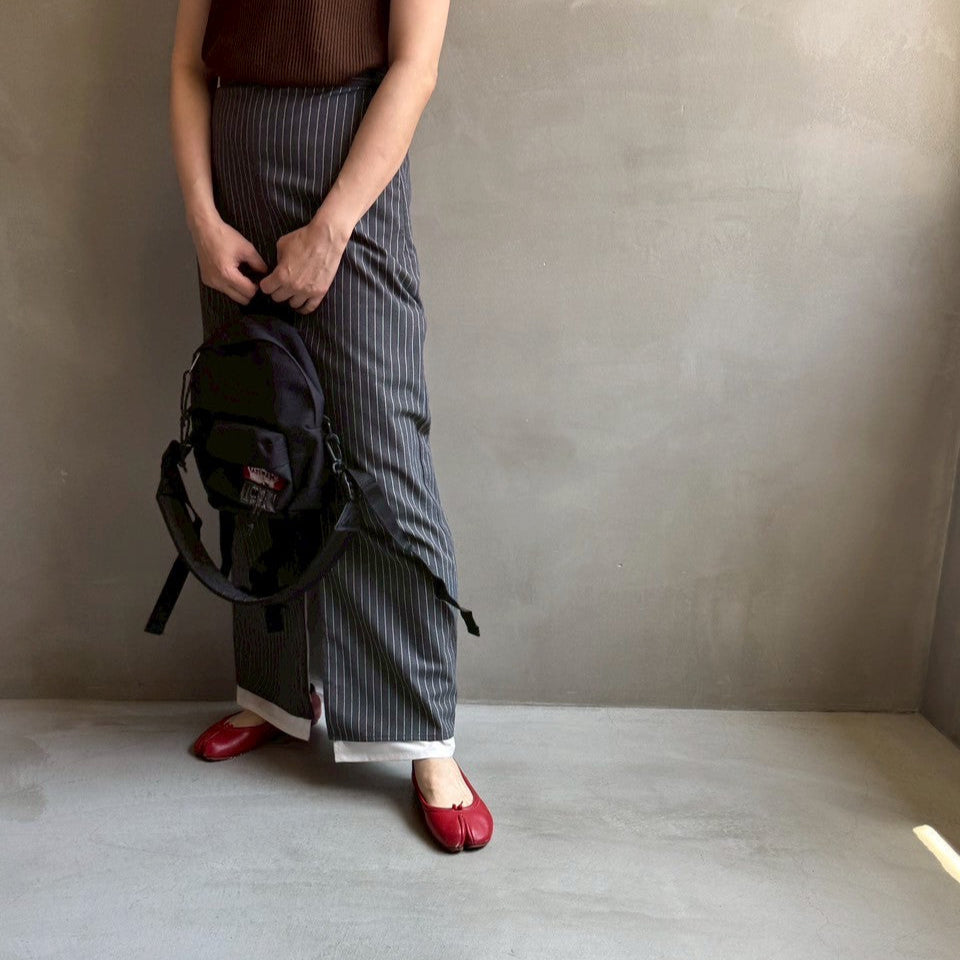 Striped straight skirt【ハモミシノオトナフク】