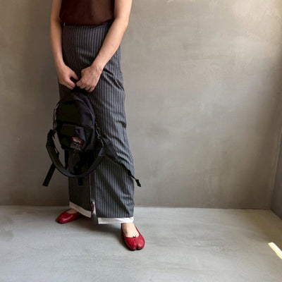 Striped straight skirt【ハモミシノオトナフク】