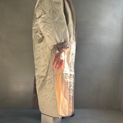 Ripstop liner quilted long coat [Hamomisi no Otonafuku]