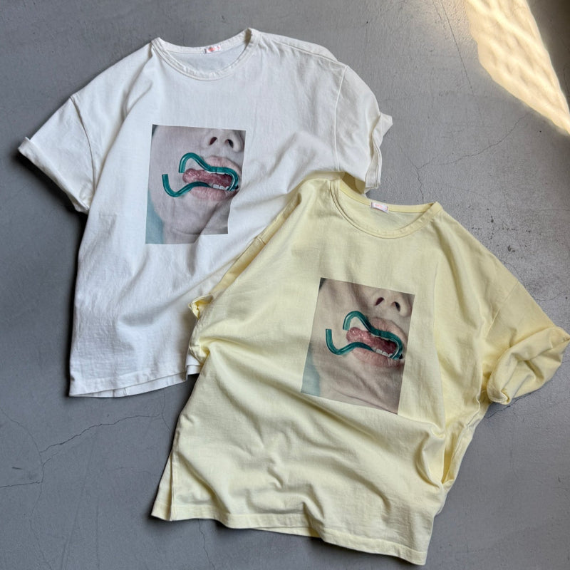 【sAn】LOOK TEE【Bend】 L size