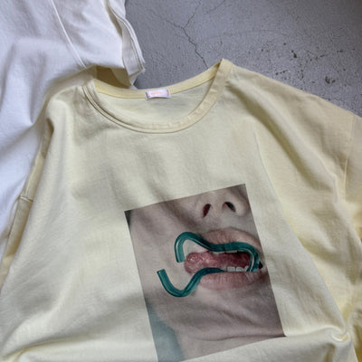 【sAn】LOOK TEE【Bend】 L size