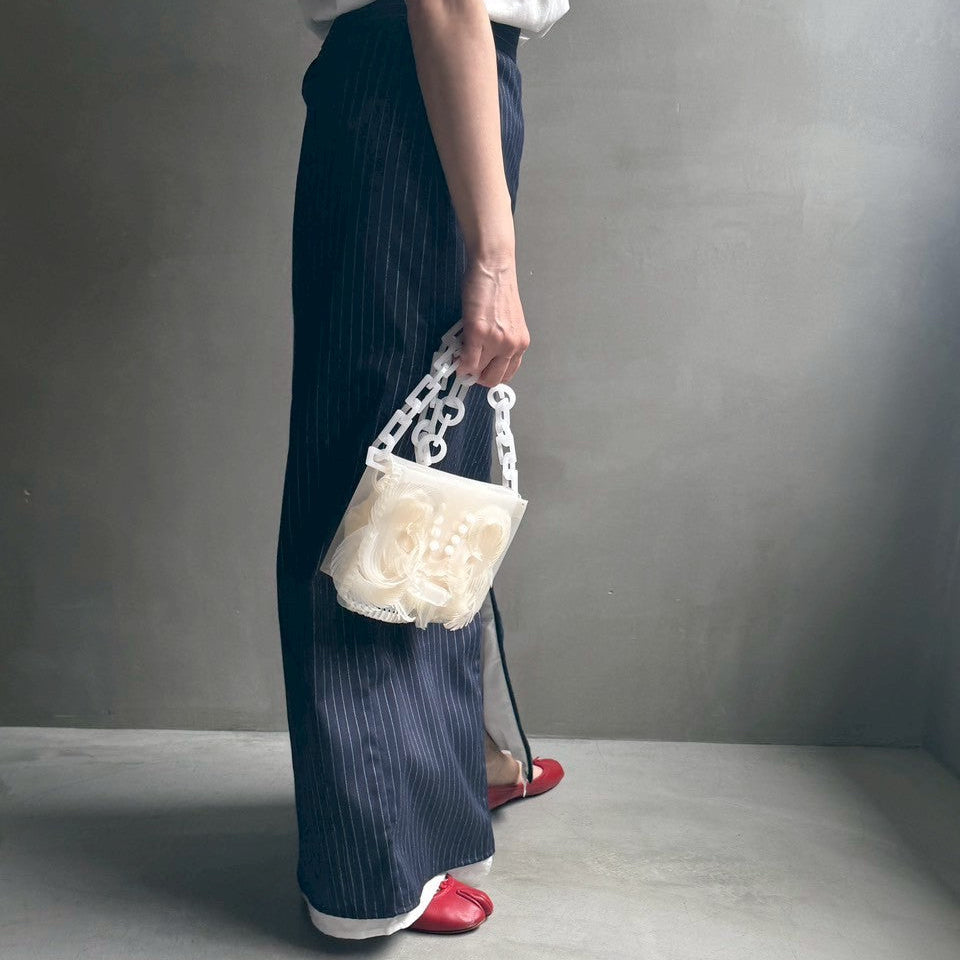 Striped straight skirt【ハモミシノオトナフク】