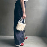 【ハモミシノオトナフク】Striped straight skirt
