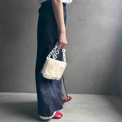 Striped straight skirt【ハモミシノオトナフク】