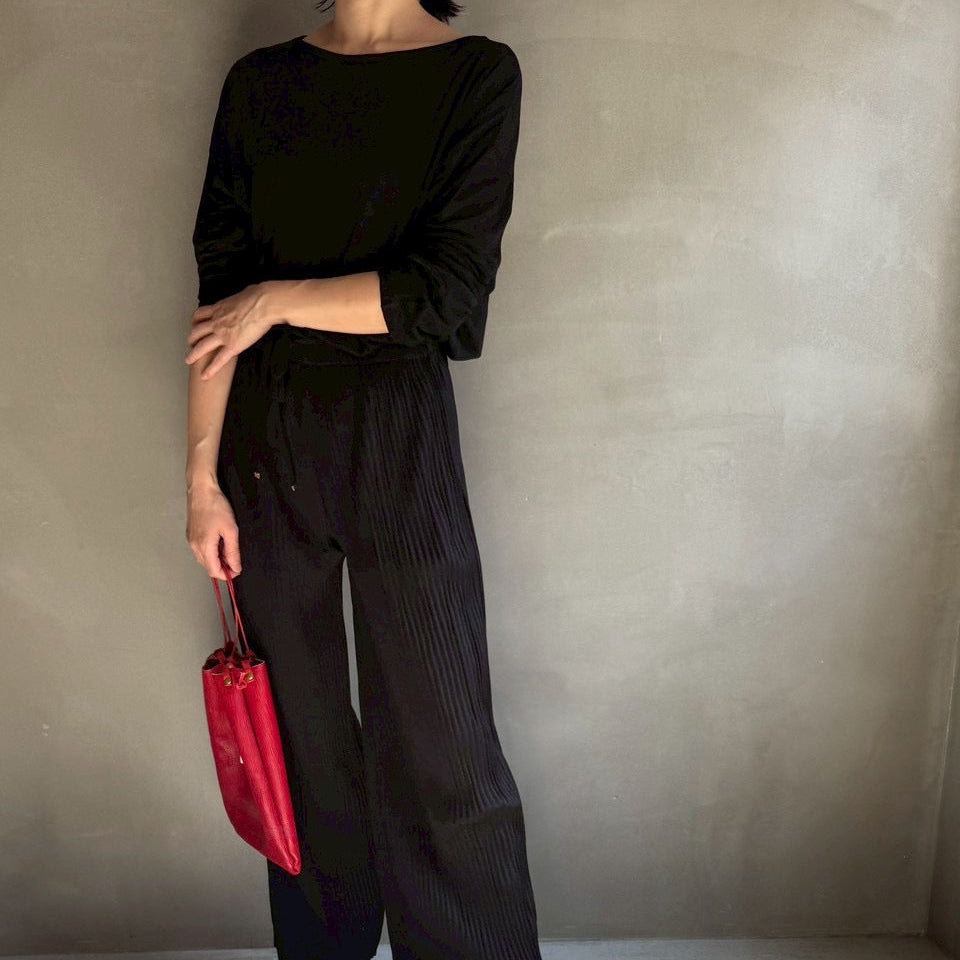 【ハモミシノオトナフク】Opal Jesey Sheer LongT