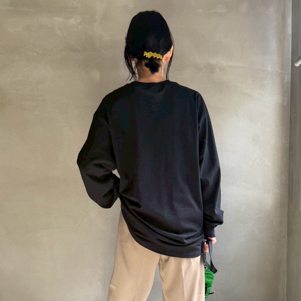 SE METTI logo long sleeve T【ハモミシノオトナフク】