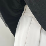 【ハモミシノオトナフク】Poly Twill Wide Tuck Pants