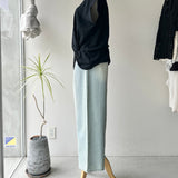 【ハモミシノオトナフク】Denim Tuck Wide Pants