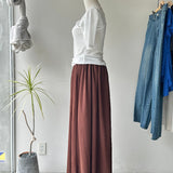 【ハモミシノオトナフク】2-way Sheer Asymmetrical Layered Tee