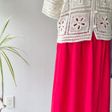 【ハモミシノオトナフク】Cooling Gathered Flare Maxi Skirt