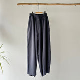 【ハモミシノオトナフク】Self-Cut Cocoon Wide Pants