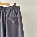 【ハモミシノオトナフク】Self-Cut Cocoon Wide Pants