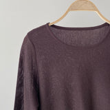 【ハモミシノオトナフク】flared sleeve knit pullover