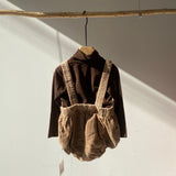 【hamomisi】Plaid overalls(73.80cm)