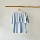 【ハモミシノオトナフク】2-Way Cape T-Shirt