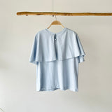 【ハモミシノオトナフク】2-Way Cape T-Shirt