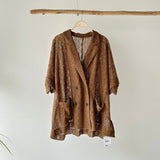 【ハモミシノオトナフク】Raschel Lace Dolman Tailored Jacket