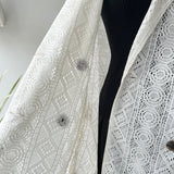 【ハモミシノオトナフク】Raschel Lace Dolman Tailored Jacket