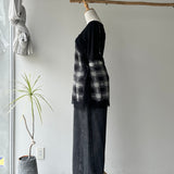 【ハモミシノオトナフク】Chiffon Plaid Lace Camisole