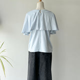 【ハモミシノオトナフク】2-Way Cape T-Shirt