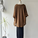 【ハモミシノオトナフク】Raschel Lace Dolman Tailored Jacket