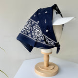 【ハモミシノオトナフク】 Paisley Bandana　