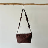 【ハモミシノオトナフク】Plaid Padded Gather Bag