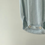 【hamomisi】Sleeveless knit rompers(80.90cm)