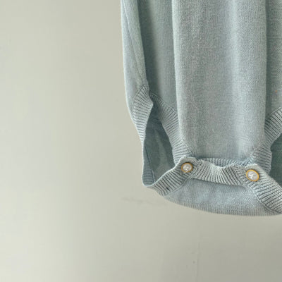 Sleeveless knit rompers(80.90cm)