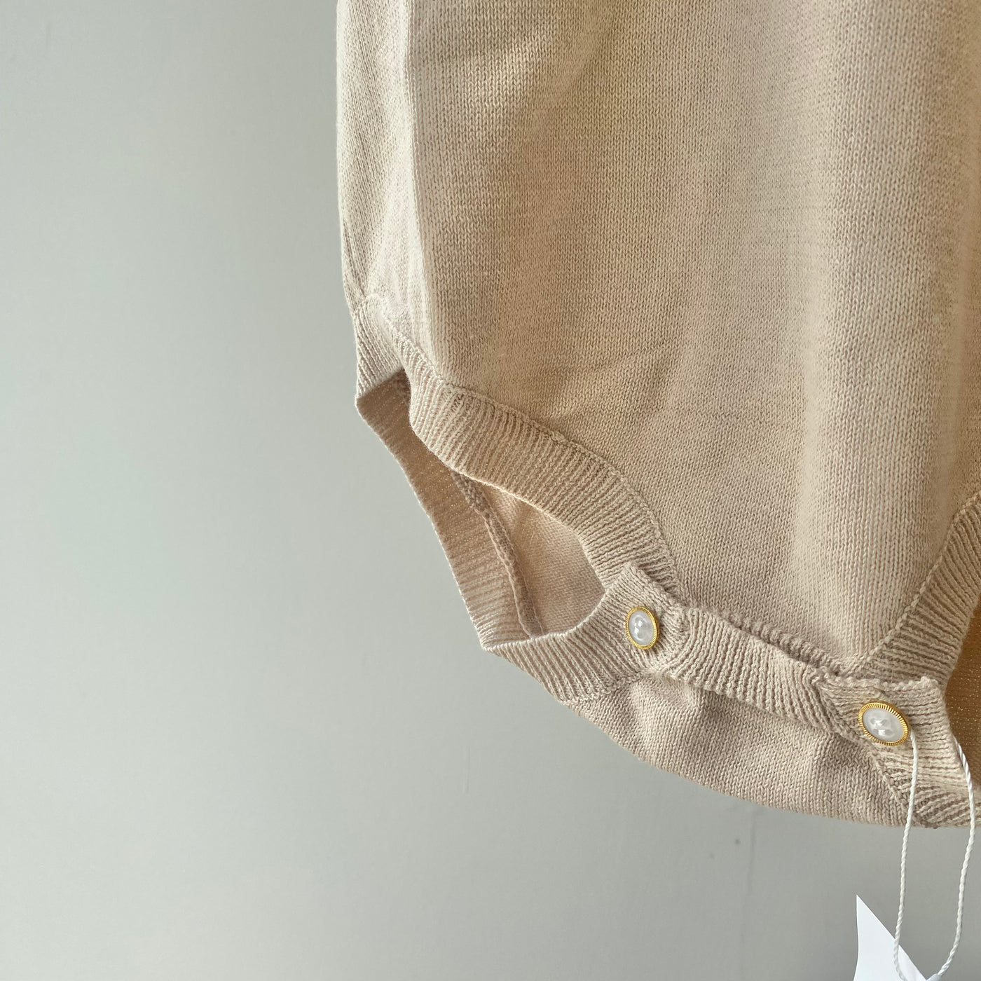 Sleeveless knit rompers(80.90cm)