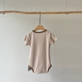【hamomisi】Dull color rompers(73.80cm)