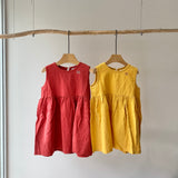 【hamomisi】No sleeve one piece(110.120)