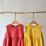 【hamomisi】No sleeve one piece(110.120)