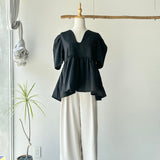 【ハモミシノオトナフク】Flared Hem Pullover