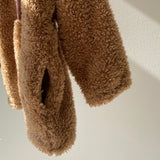 【hamomisi】Boa jacket with chest pocket(90~150)