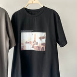 【ハモミシノオトナフク】Terrace Photo T-Shirt