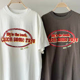 【ハモミシノオトナフク】Tour Logo Loose T-Shirt