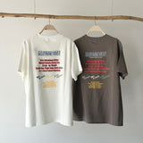 【ハモミシノオトナフク】Tour Logo Loose T-Shirt