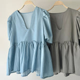 【ハモミシノオトナフク】Flared Hem Pullover