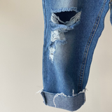 Damage denim pants (90~150)