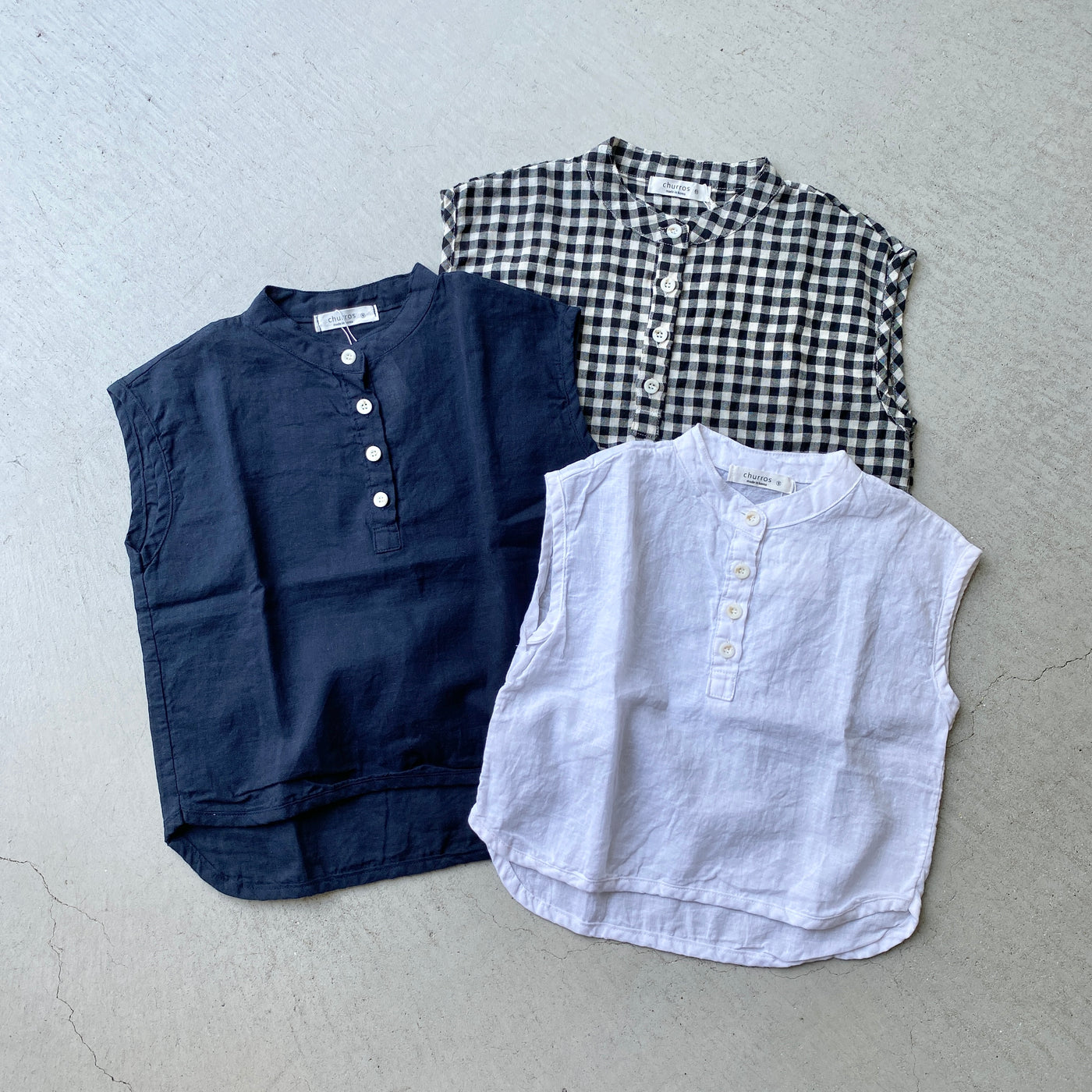 No-collar pullover sleeves(90.110.120)