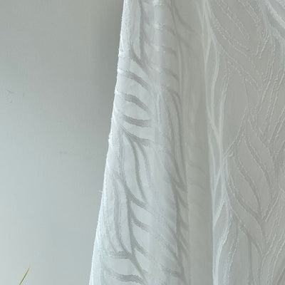 【ハモミシノオトナフク】Sheer Jacquard Poncho