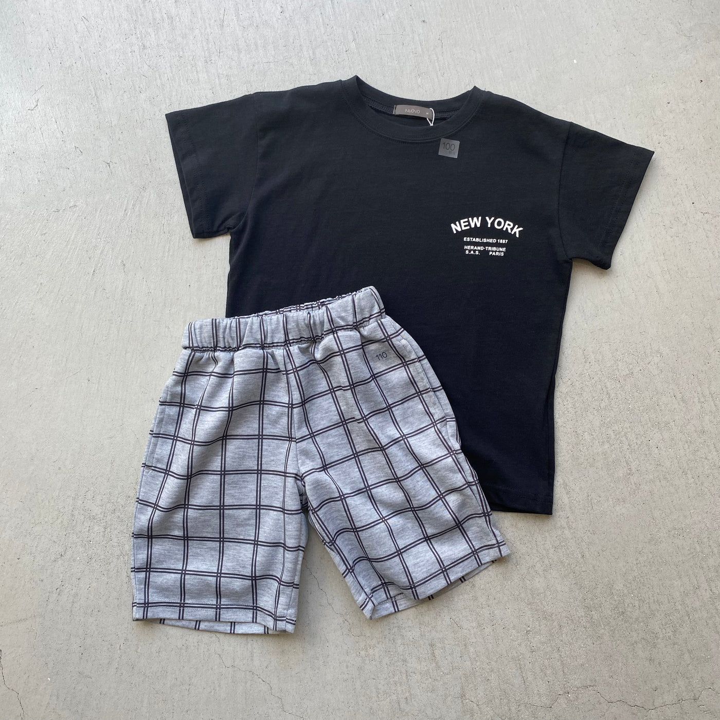 Line half pants (110~160)