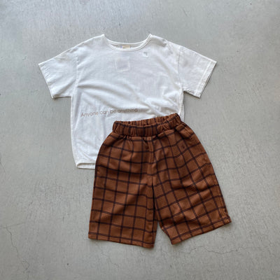 Line half pants (110~160)