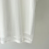 【ハモミシノオトナフク】Cotton Jersey T-Shirt × Tulle