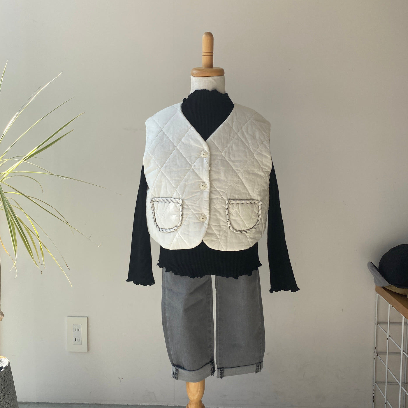 Rib high neck(120~140)